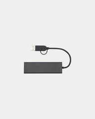 Hub USB 2.0 z aluminium z recyklingu z nadrukiem - 1