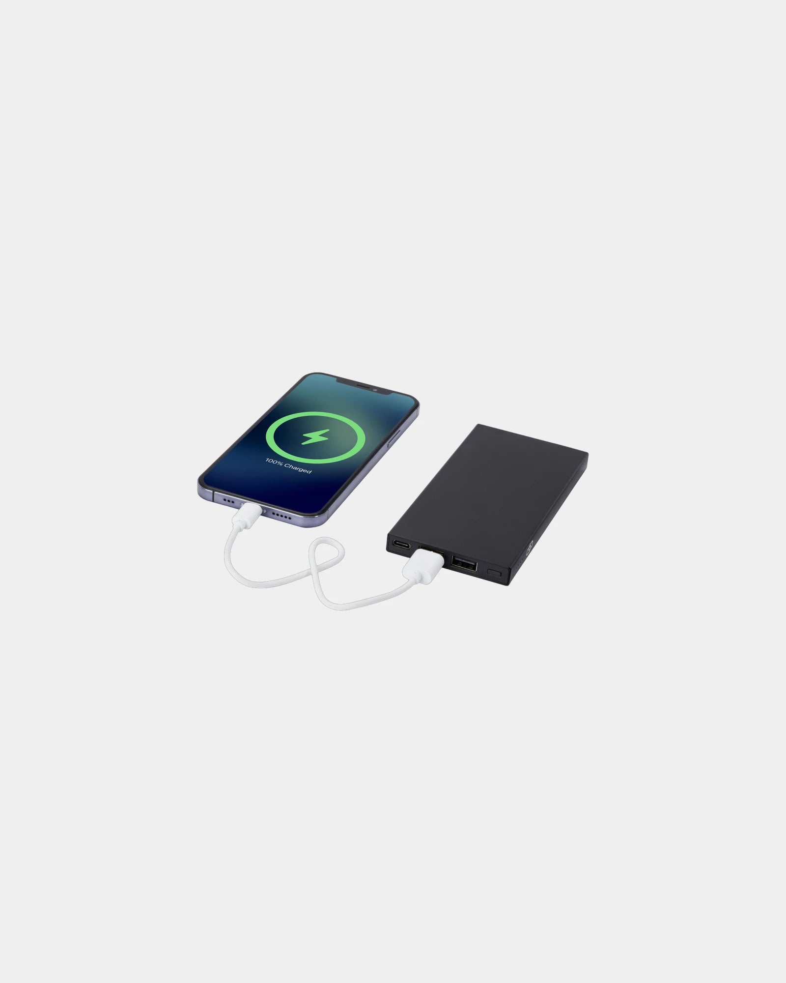 Powerbank z aluminium z recyklingu 5000 mAh z nadrukiem - 3