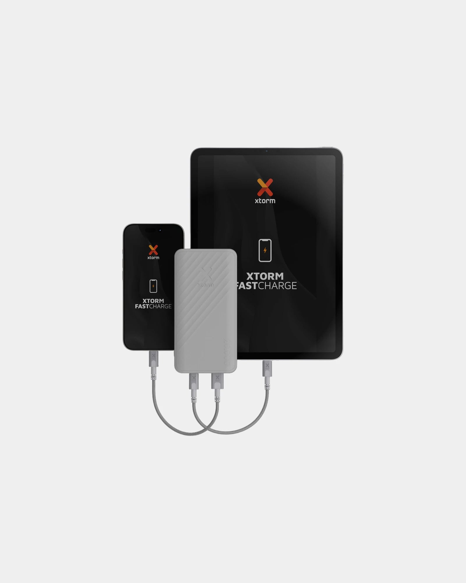 Powerbank z plastiku z recyklingu XG220 Go2 z nadrukiem - 4
