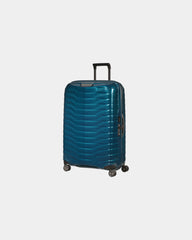 Walizka twarda 75 cm Samsonite Proxis z nadrukiem - Metaliczny niebieski
