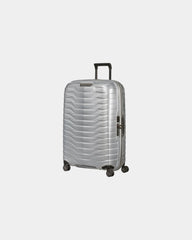 Walizka twarda 75 cm Samsonite Proxis z nadrukiem - Srebrny