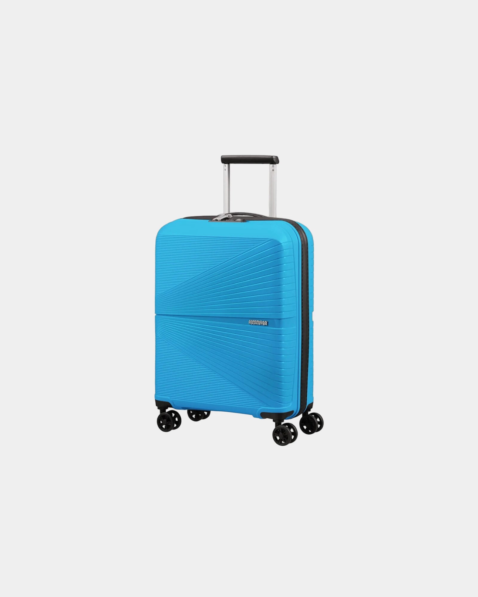 Lekka walizka 4-kołowa American Tourister Airconic 67 cm z nadrukiem - Niebieski