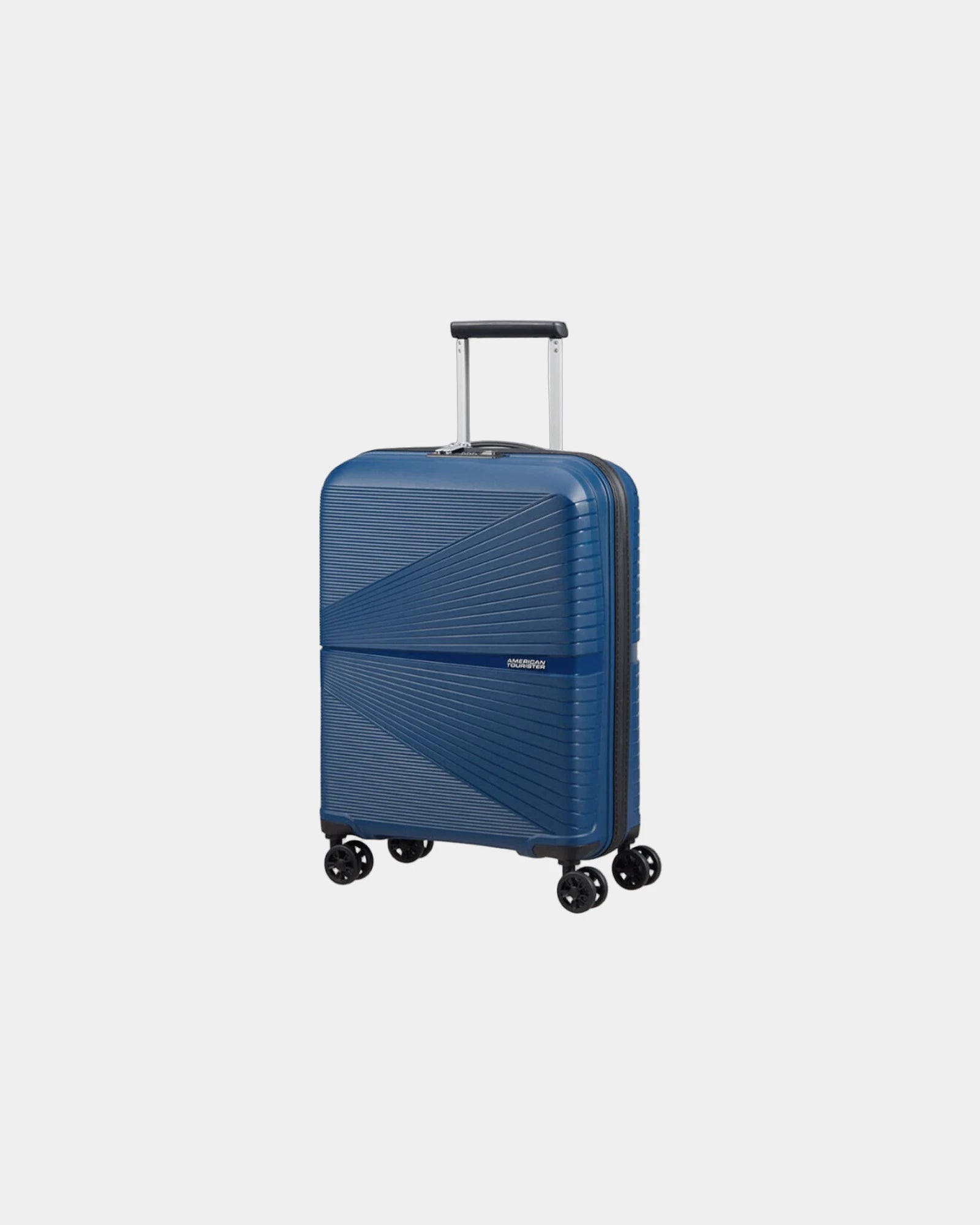 Lekka walizka 4-kołowa American Tourister Airconic 67 cm z nadrukiem - Ciemnoniebieski