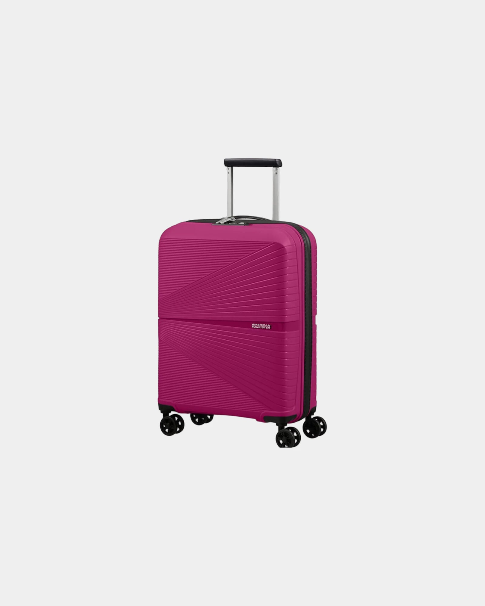 Lekka walizka 4-kołowa American Tourister Airconic 77 cm z nadrukiem - Ciemny róż