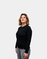 Damski T-shirt z długim rękawem z nadrukiem - 3