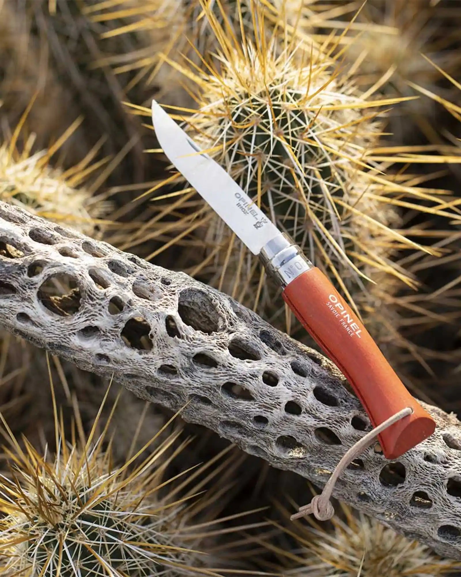 Nóż ze stali nierdzewnej Opinel N°06 Baroudeur z nadrukiem - 11