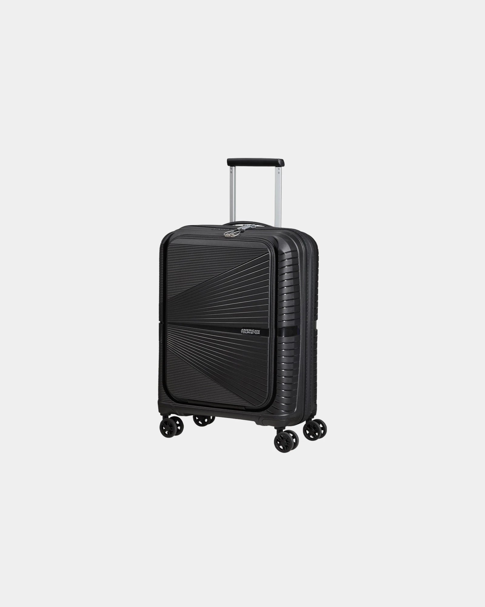 Walizka kabinowa 4-kołowa 55 cm American Tourister z nadrukiem - Czarny