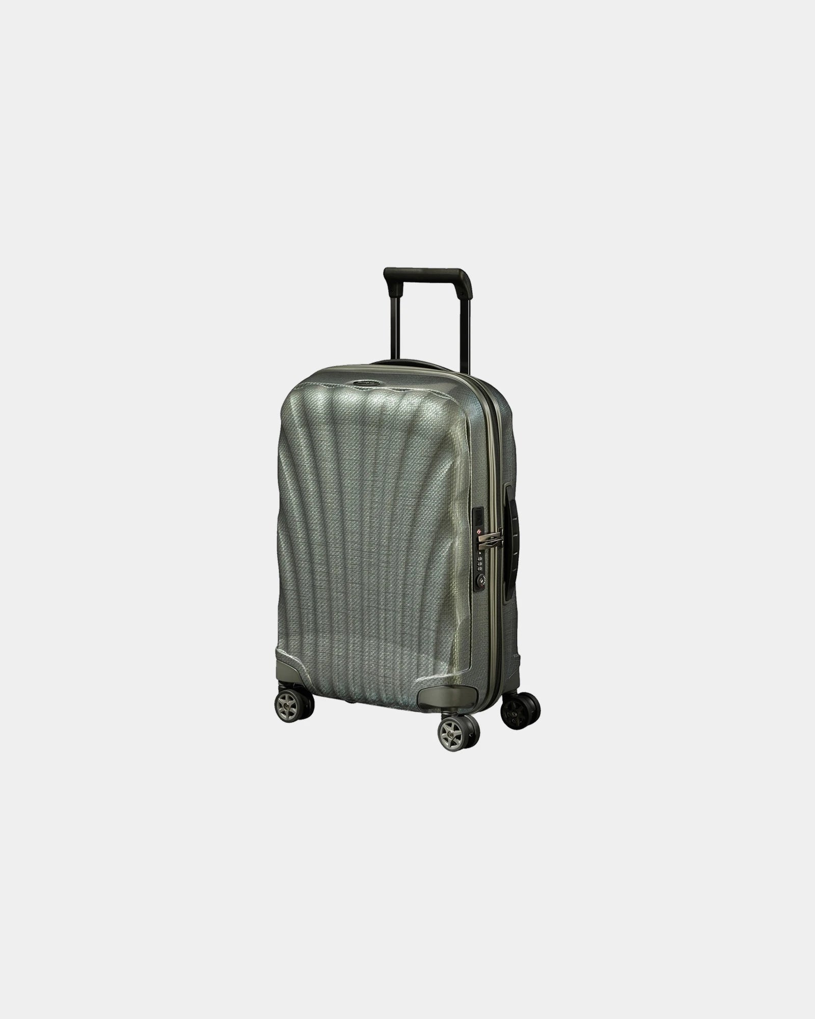Walizka kabinowa rozszerzana Samsonite C-LITE 55 cm z nadrukiem - Zielony