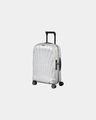 Walizka kabinowa rozszerzana Samsonite C-LITE 55 cm z nadrukiem - Biały