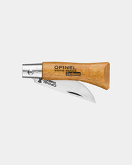Nóż ze stali węglowej Opinel N°02 Carbone z nadrukiem - 1