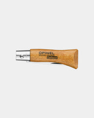 Nóż ze stali węglowej Opinel N°02 Carbone z nadrukiem - 2