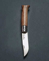 Nóż ze stali węglowej Opinel N°02 Carbone z nadrukiem - 8