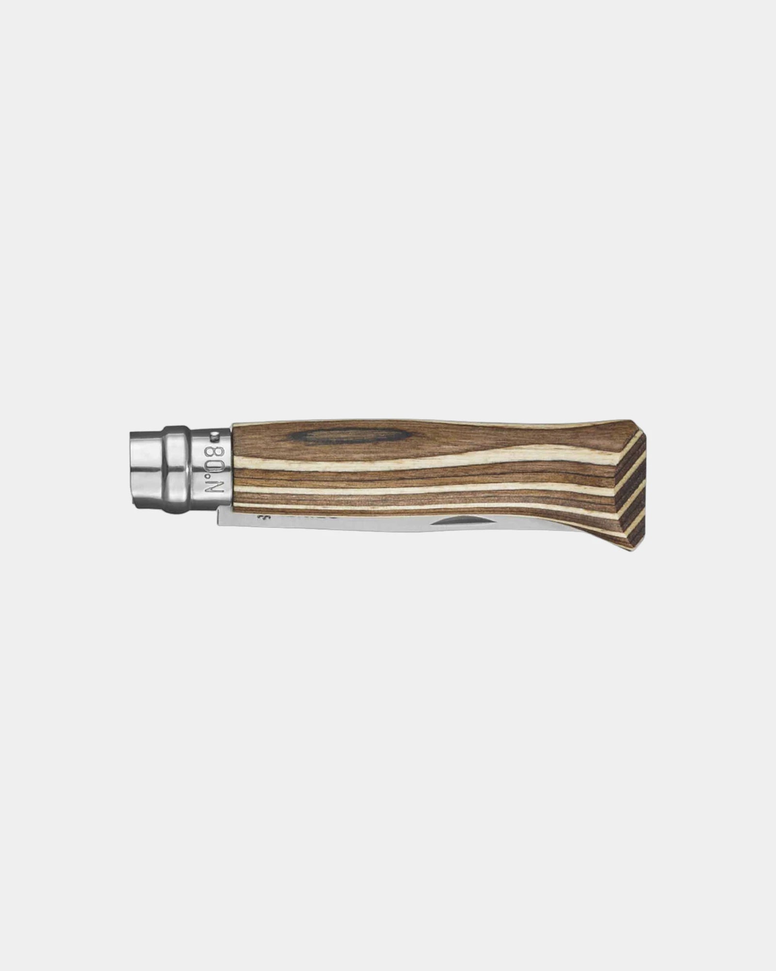 Nóż ze stali węglowej Opinel N°02 Carbone z nadrukiem - 6