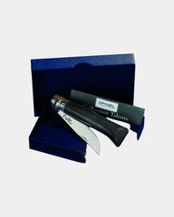 Nóż ze stali węglowej Opinel N°02 Carbone z nadrukiem - 3