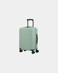Walizka kabinowa z poliwęglanu 55 cm American Tourister z nadrukiem - Zielony