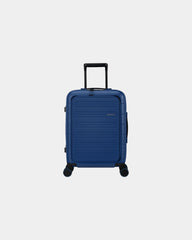 Walizka kabinowa z poliwęglanu 55 cm American Tourister z nadrukiem - Granatowy