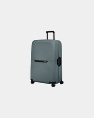 Walizka twarda z recyklingu Samsonite Magnum 75 cm z nadrukiem - Szary