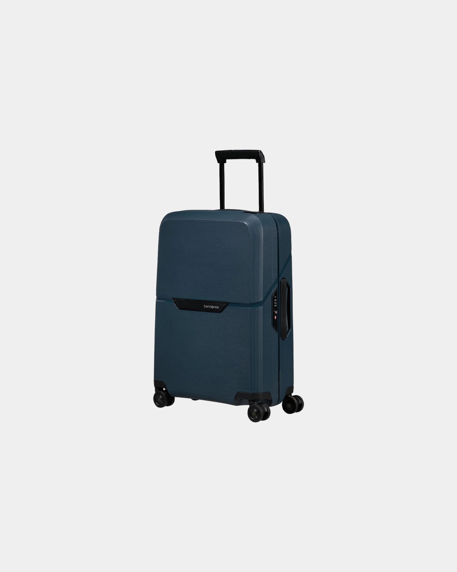 Walizka twarda z recyklingu Samsonite Magnum 75 cm z nadrukiem - Ciemnoniebieski