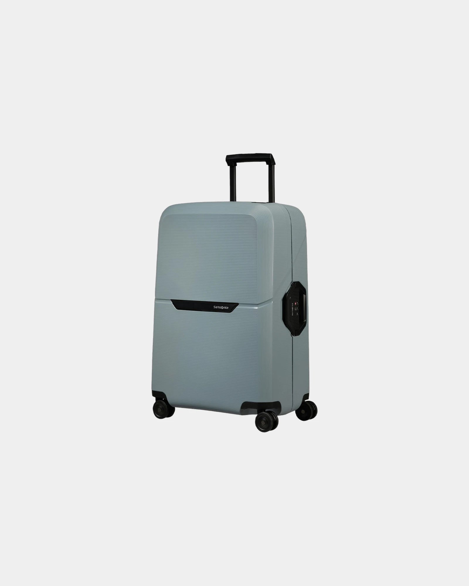 Walizka twarda z recyklingu Samsonite Magnum 81 cm z nadrukiem - Niebieski