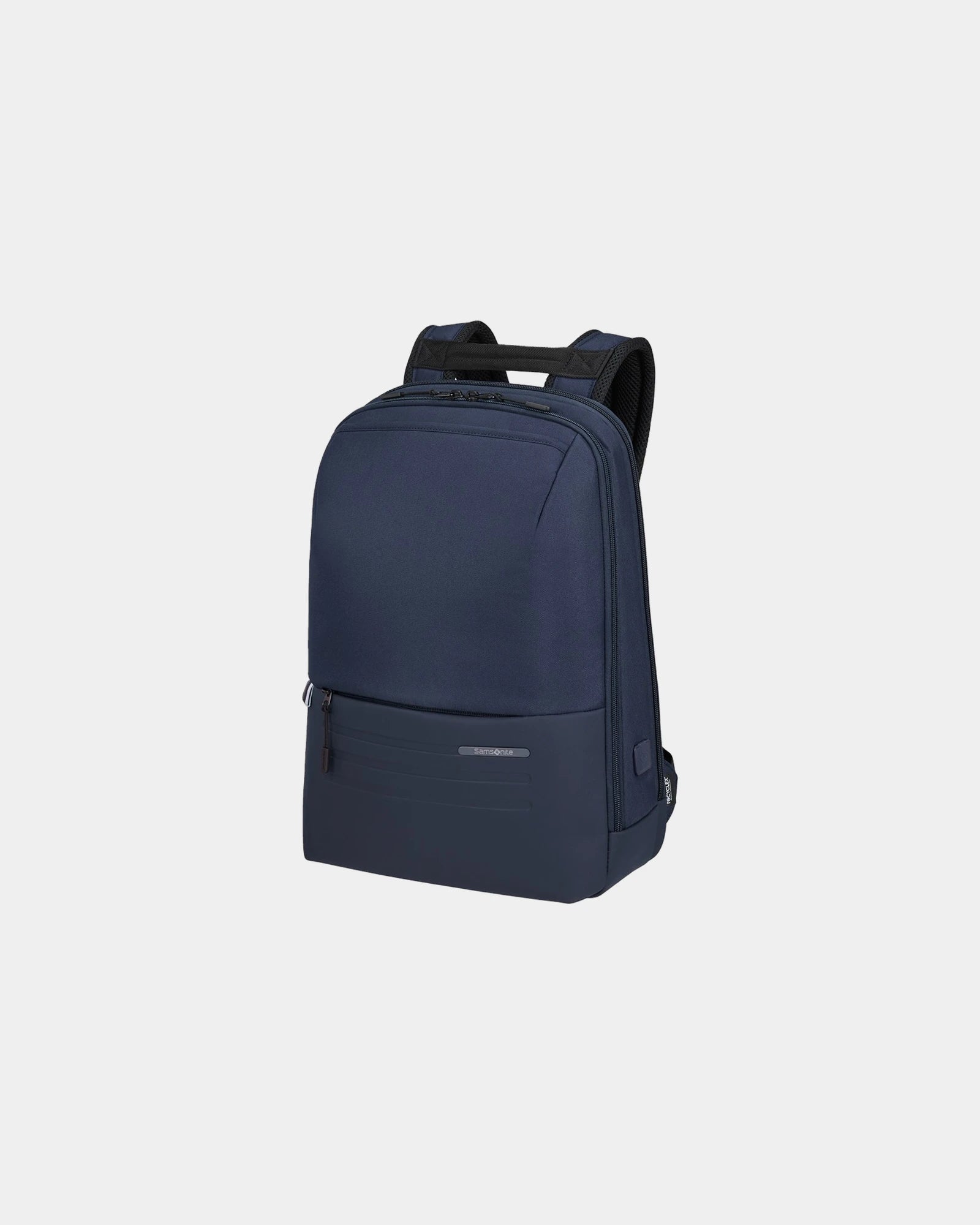 Plecak z recyklingu Samsonite StackD Biz 14,1'' z nadrukiem - Ciemnoniebieski