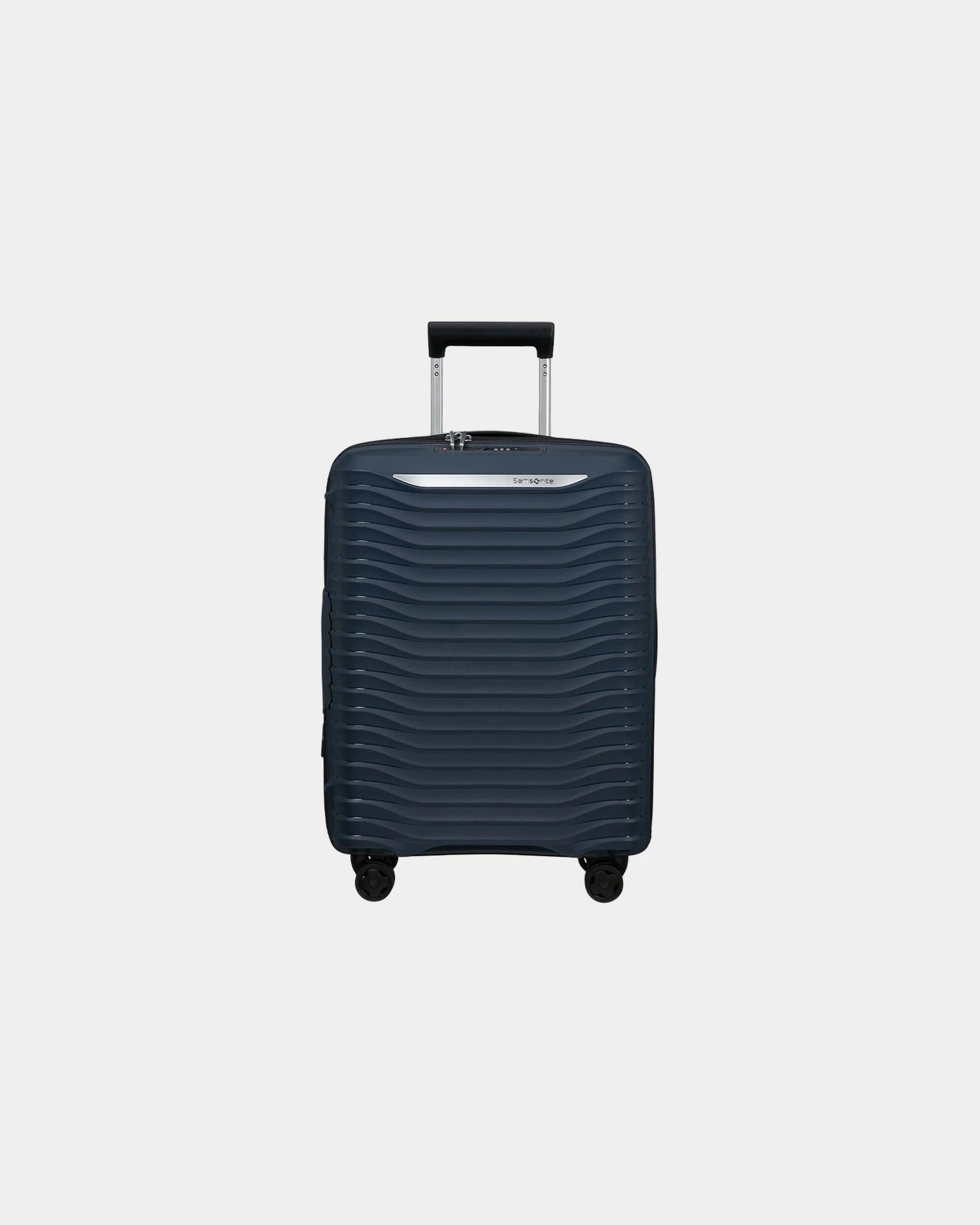 Walizka rozszerzana Samsonite Upscape 68 cm z nadrukiem - Ciemnoniebieski