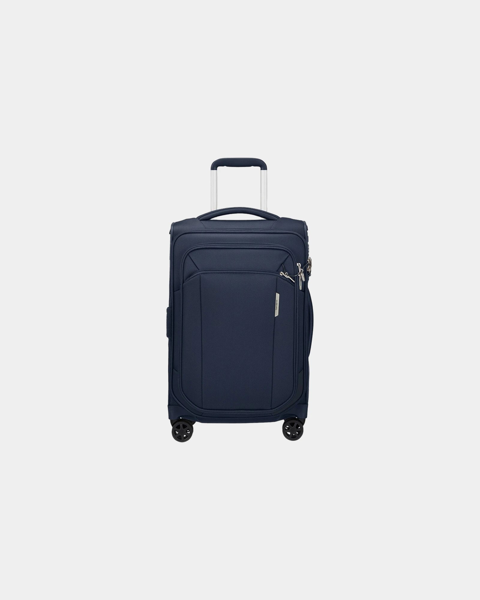 Walizka miękka z recyklingu Samsonite Respark 55 cm z nadrukiem - Granatowy