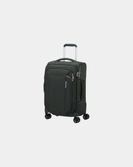 Walizka miękka z recyklingu Samsonite Respark 55 cm z nadrukiem - Ciemnozielony