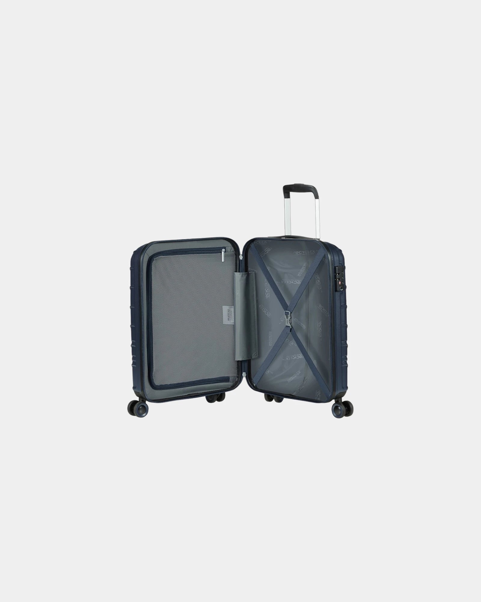 Walizka 4-kołowa z poliestru z recyklingu American Tourister z nadrukiem - 14