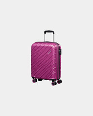 Walizka 4-kołowa z poliestru z recyklingu American Tourister z nadrukiem - Fuksja