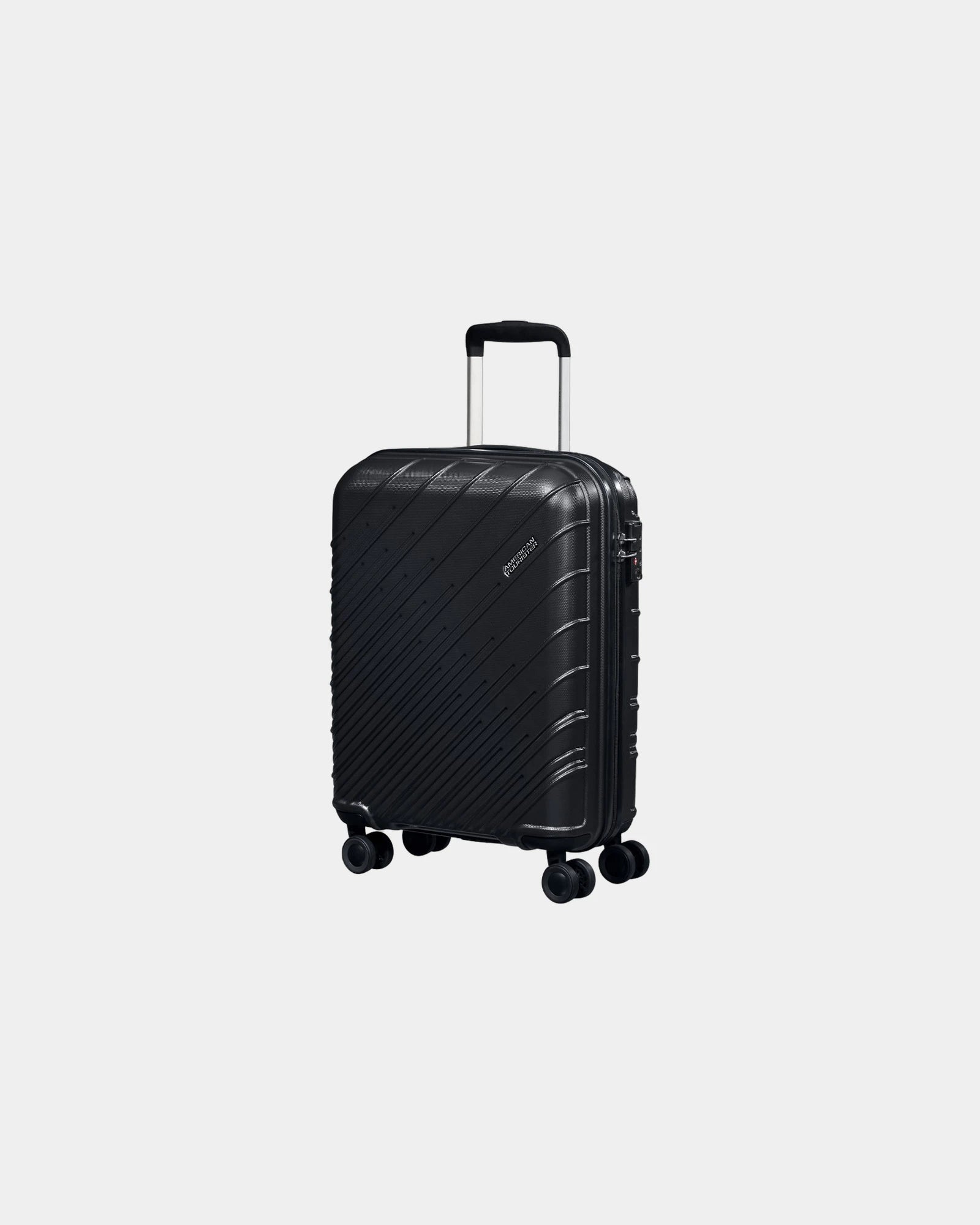 Walizka 77 cm Speedstar na 4 kółkach American Tourister z nadrukiem - Czarny