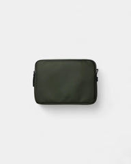 Etui na laptopa z poliestru Rains Trail 13''/14'' z nadrukiem - Zielony