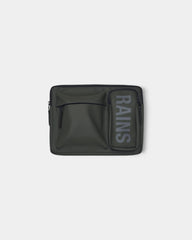 Etui na laptopa Rains Texel 16" z poliestru z nadrukiem - Zielony