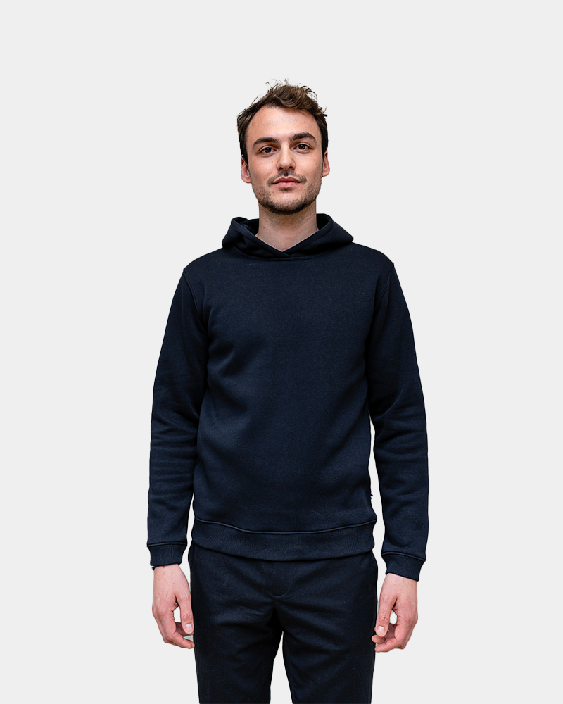 Męska bluza z kapturem Made in France z logo - 2