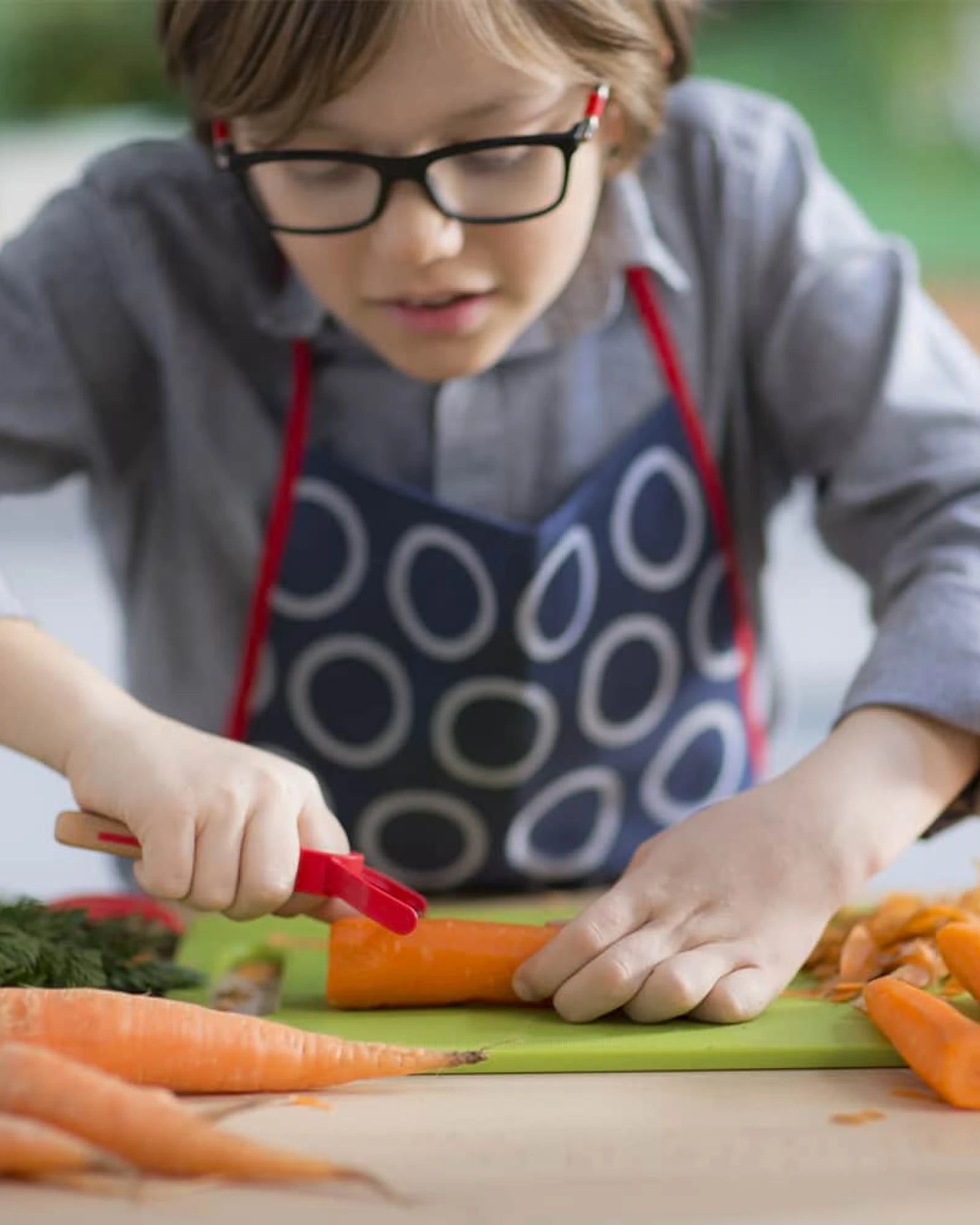 Obieraczka dziecięca ze stali nierdzewnej Opinel Le Petit Chef z nadrukiem - 4