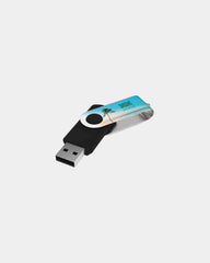 Pendrive Twister 3.0 obrotowy metalowy z nadrukiem - Domyślny