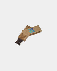 Pendrive bambusowy Twister ekologiczny z nadrukiem - 2