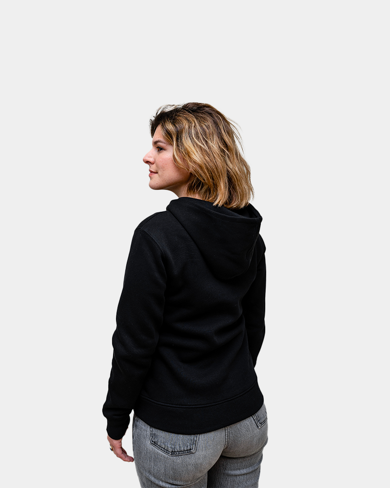 Damska bluza z kapturem Made in France z logo - 9