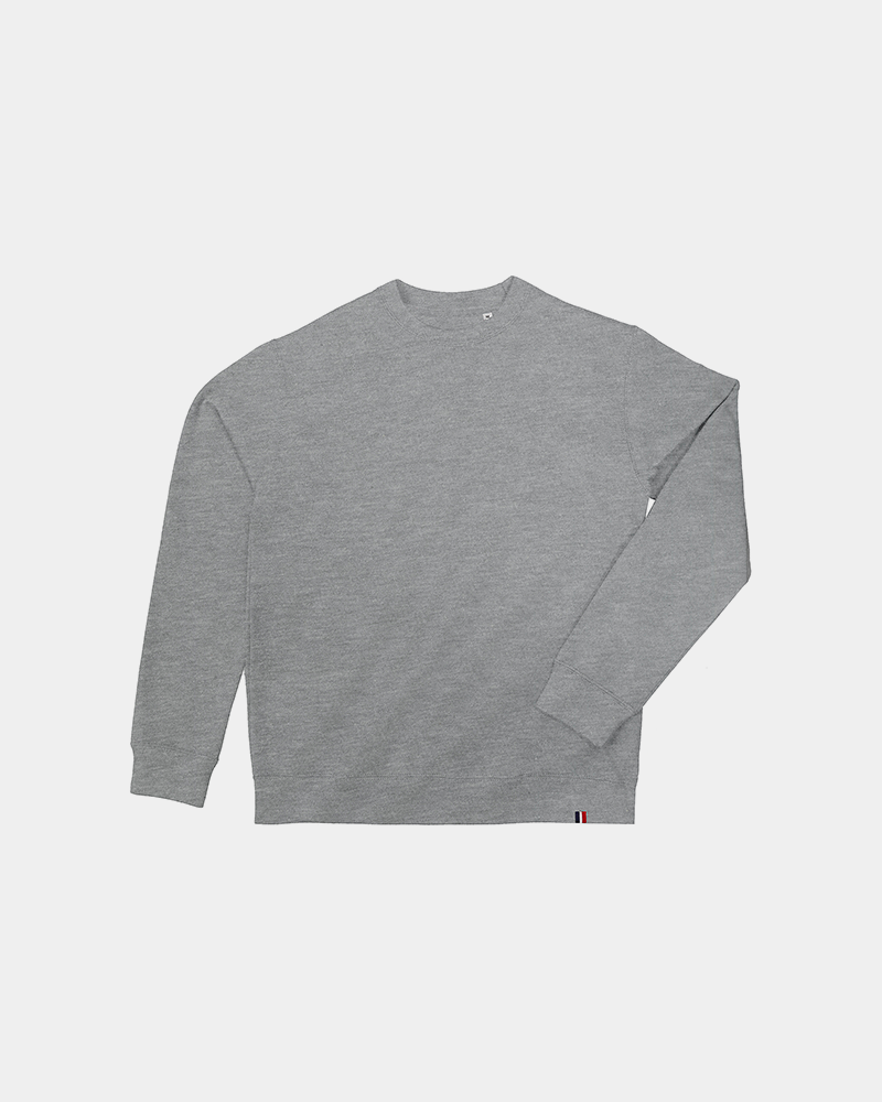 Bluza z okrągłym dekoltem made in France z logo - 4
