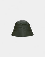 Kapelusz bucket W2 z poliestru Rains z nadrukiem - Zielony