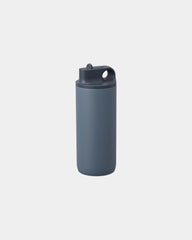 Kubek termiczny ze stali nierdzewnej Kinto Active Tumbler 600 ml z nadrukiem - Niebieskoszary