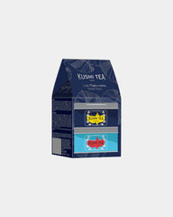 Zestaw prezentowy 2 miniatur herbaty bio Kusmi Tea z nadrukiem - 1