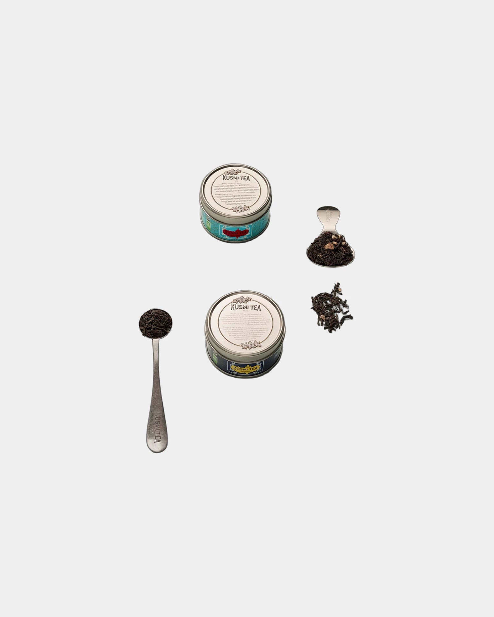 Zestaw prezentowy 2 miniatur herbaty bio Kusmi Tea z nadrukiem - 4