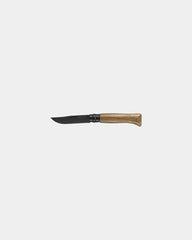 Nóż ze stali nierdzewnej Opinel N°08 Chêne Black z nadrukiem - Beżowy