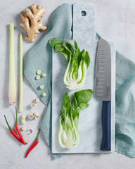 Nóż kuchenny Opinel N°219 Santoku ze stali nierdzewnej z nadrukiem - 3