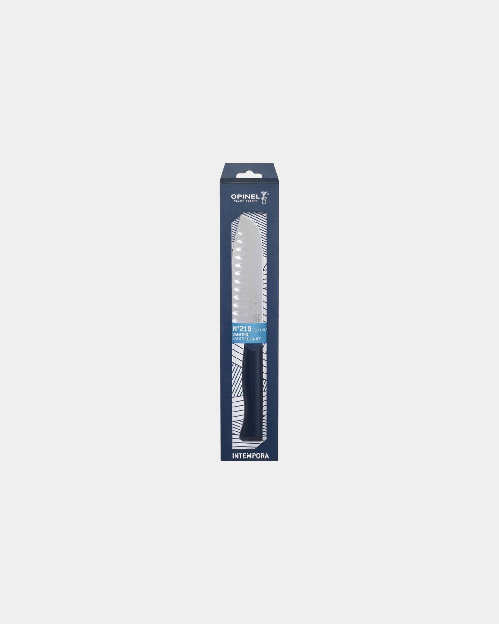 Nóż kuchenny Opinel N°219 Santoku ze stali nierdzewnej z nadrukiem - 2