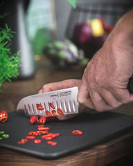 Nóż kuchenny Santoku Opinel ze stali nierdzewnej z nadrukiem - 5