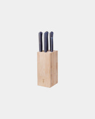 Blok na noże Opinel z drewna bukowego 101x230x116 mm z nadrukiem - 1