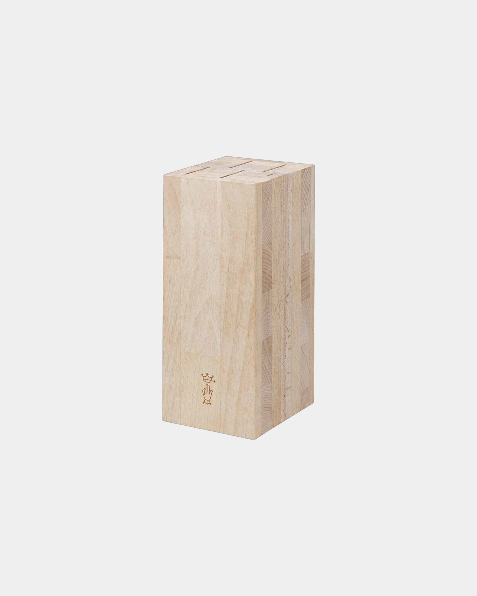 Blok na noże Opinel z drewna bukowego 101x230x116 mm z nadrukiem - 2