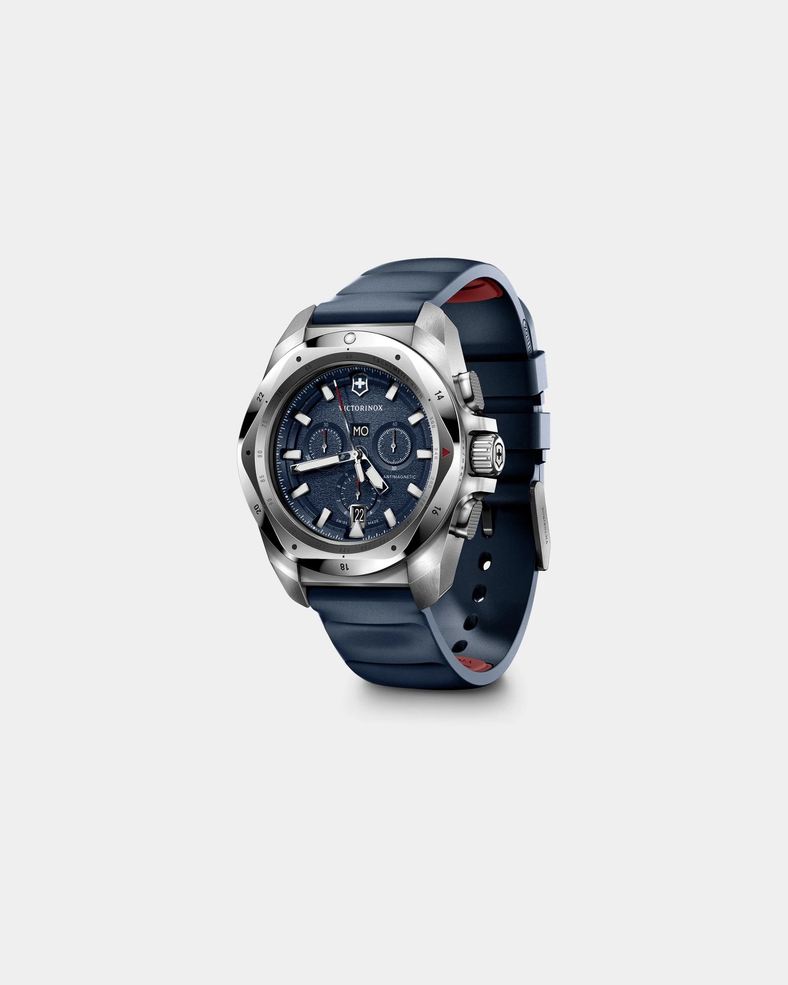 Zegarek ze stali nierdzewnej z recyklingu Victorinox I.N.O.X. Chrono z nadrukiem - 4