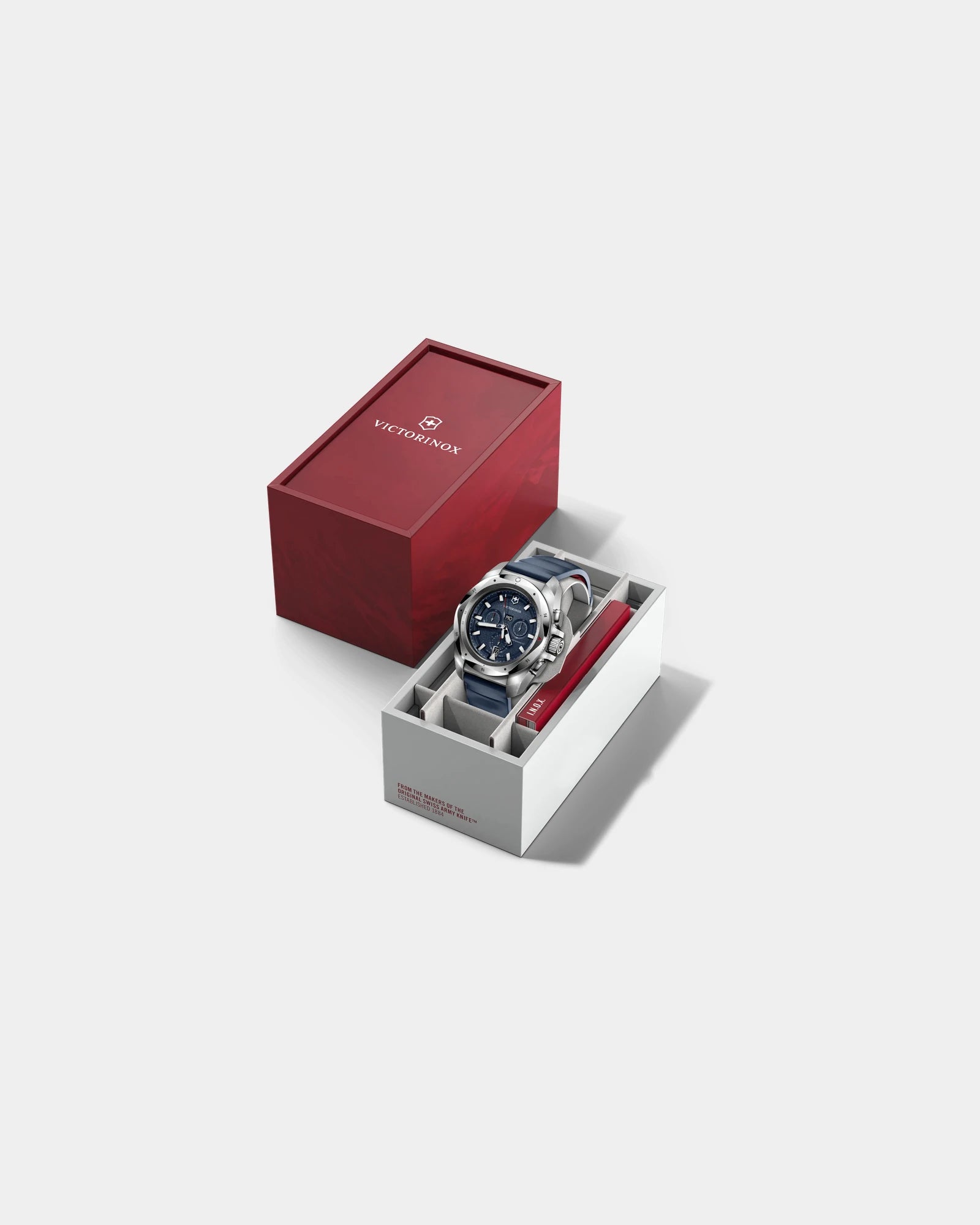 Zegarek ze stali nierdzewnej z recyklingu Victorinox I.N.O.X. Chrono z nadrukiem - 6